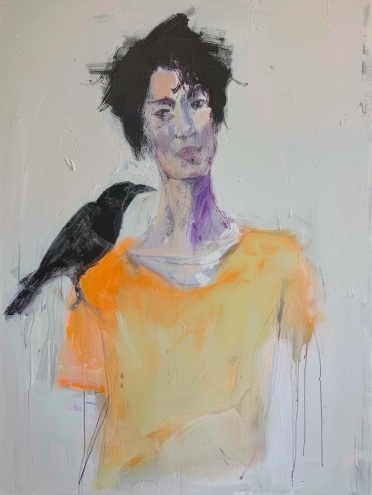 Crow And Woman 1
