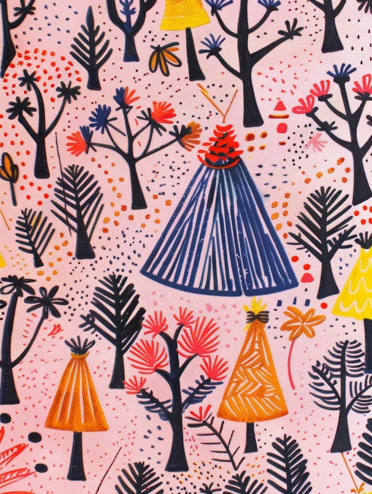 Teepees And Trees