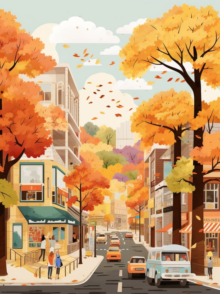Séoul En Automne Art de Voyage 3
