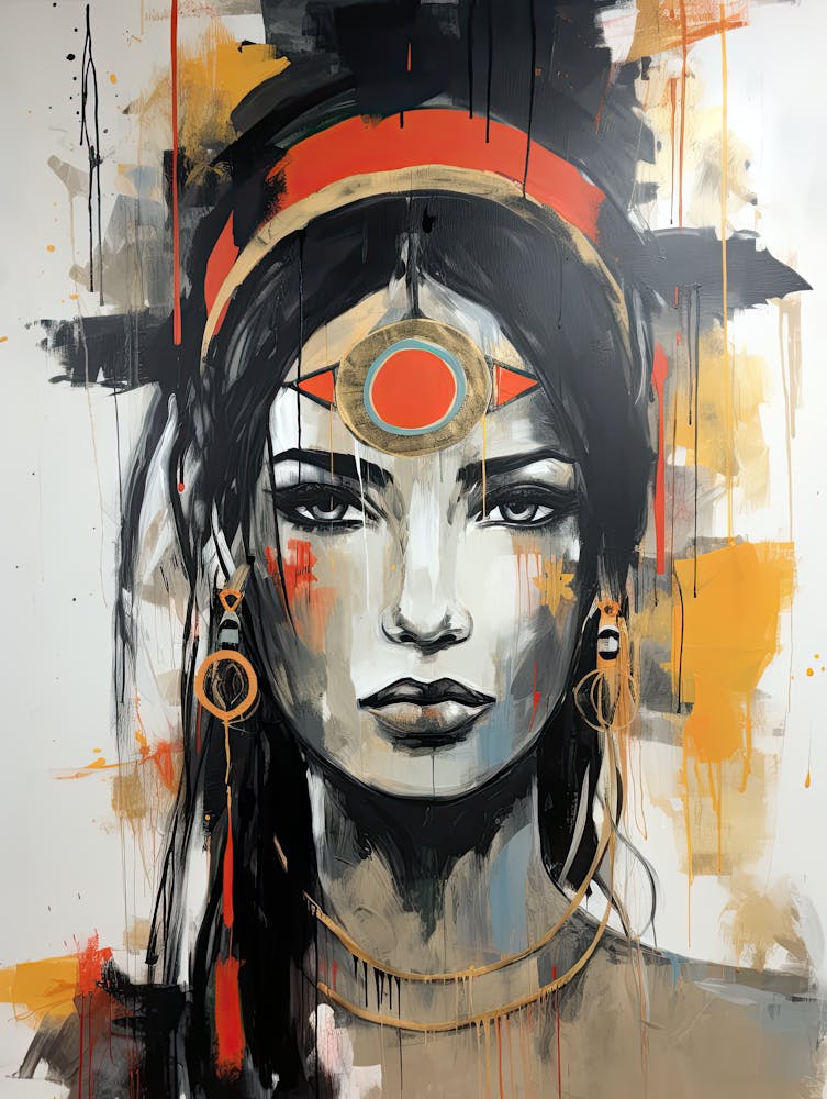 Sacred Earth, Native American Woman
