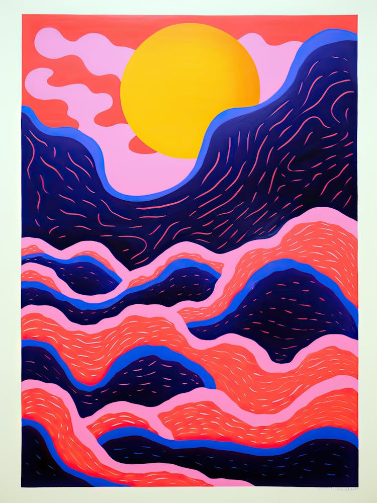 Morphic Abyss Abstract Fluid Cosmos