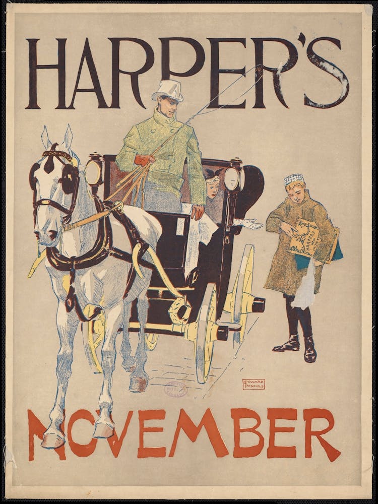 Harper's November, Edward Penfield 1
