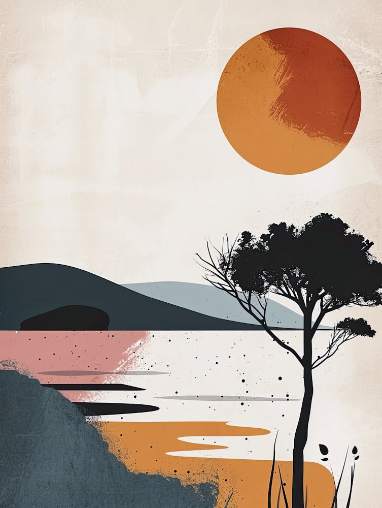 Sunset , Scandinavian Simplicity 1