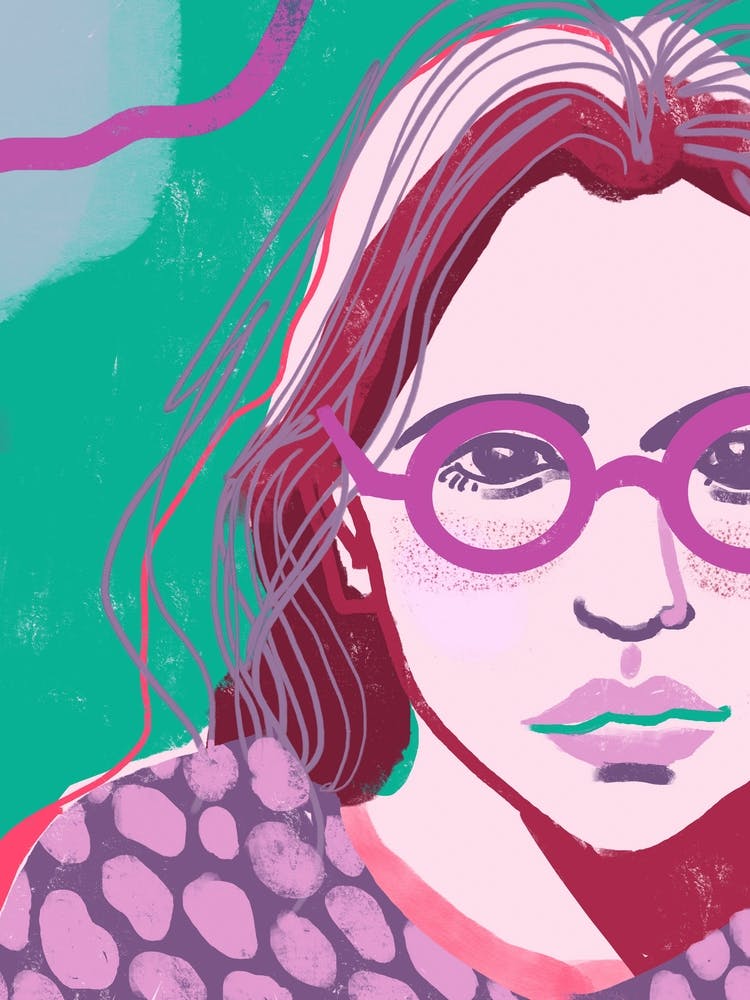 Pink Glasses 1