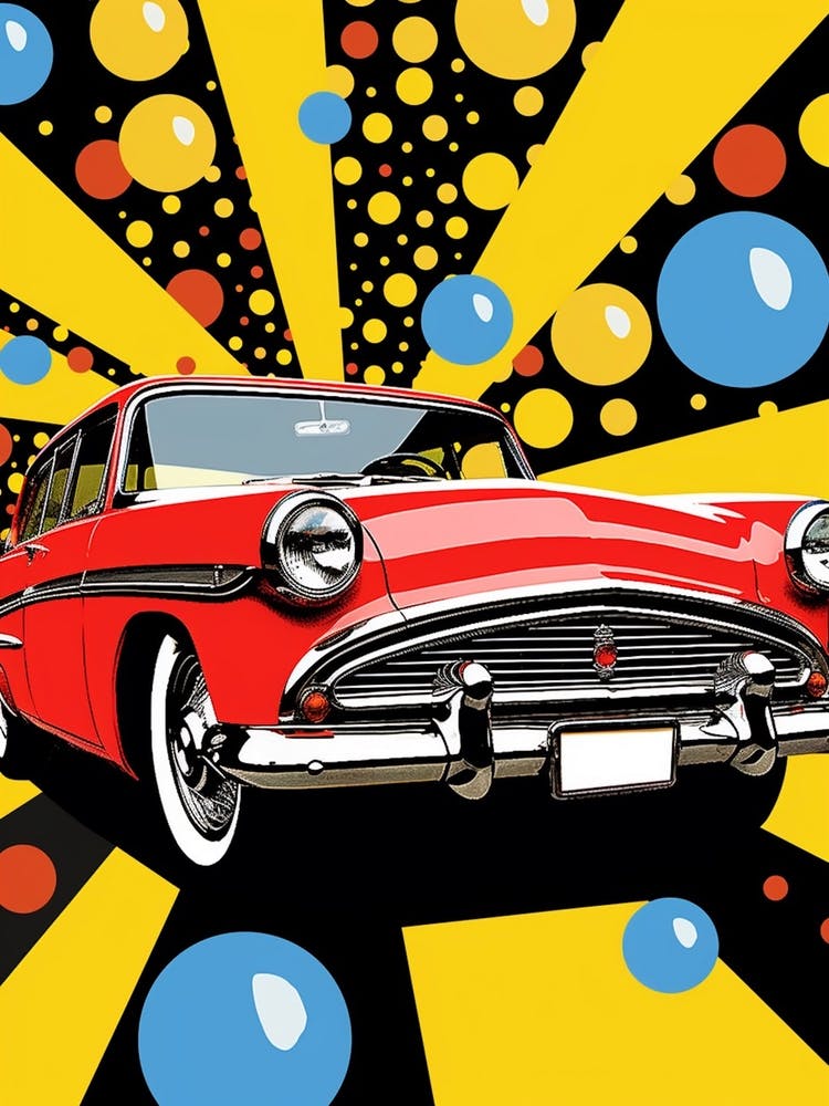 Klassisches Auto Polka Dot 1