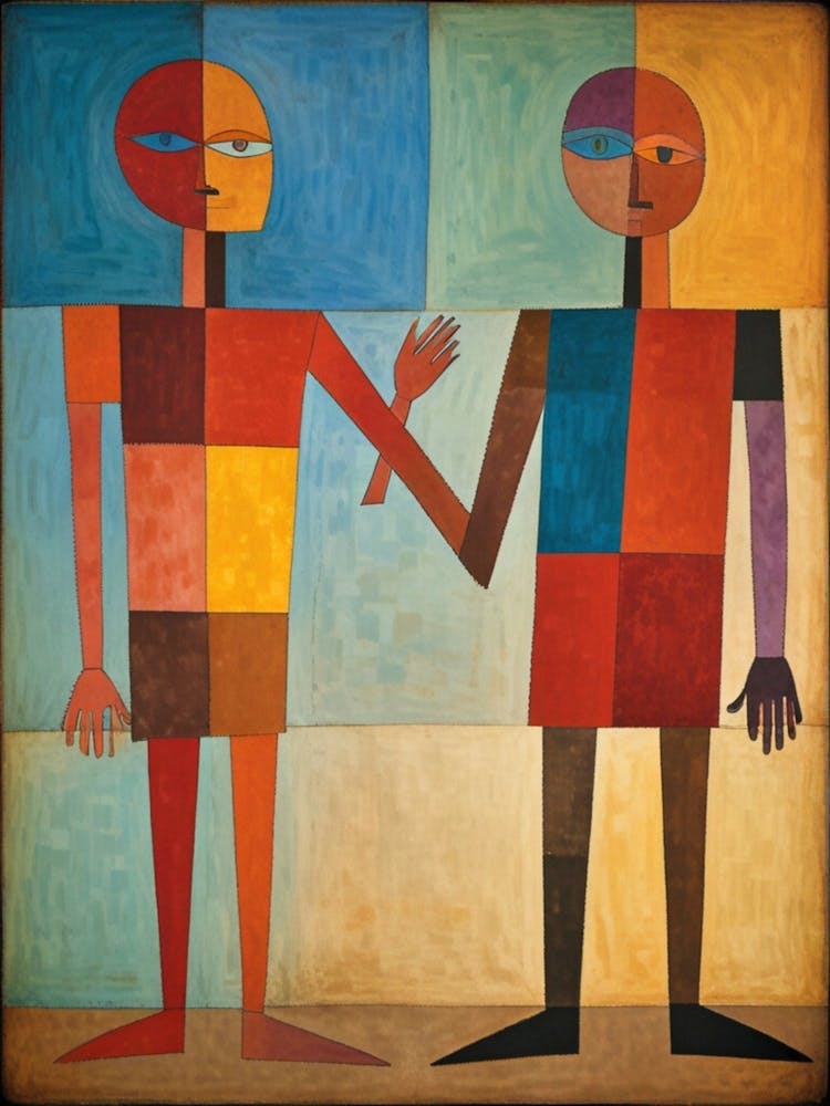 Two Men Holding Hands 1