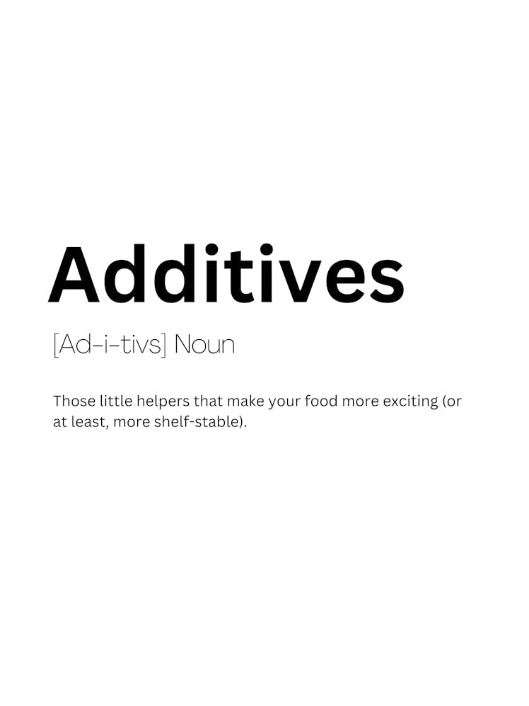 Additives Definition Meaning 1