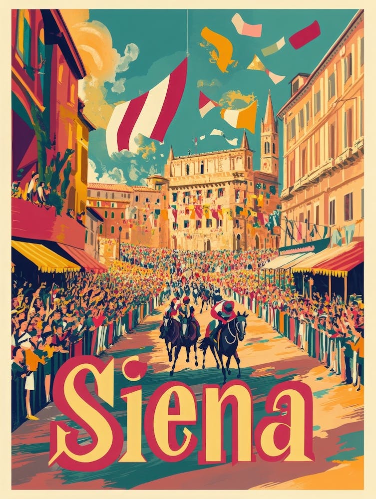 Aihrgdesign A 1970s Inspired Travel Poster For Siena Depictin A0f3b82c 2298 4d46 A465 Ef757b0390a3 0
