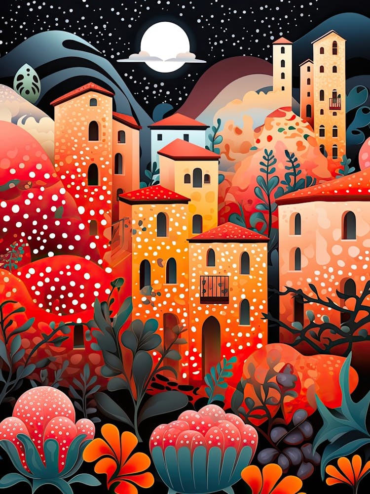 Catania, Italy, Illustration In The Style Of Pop Art 1