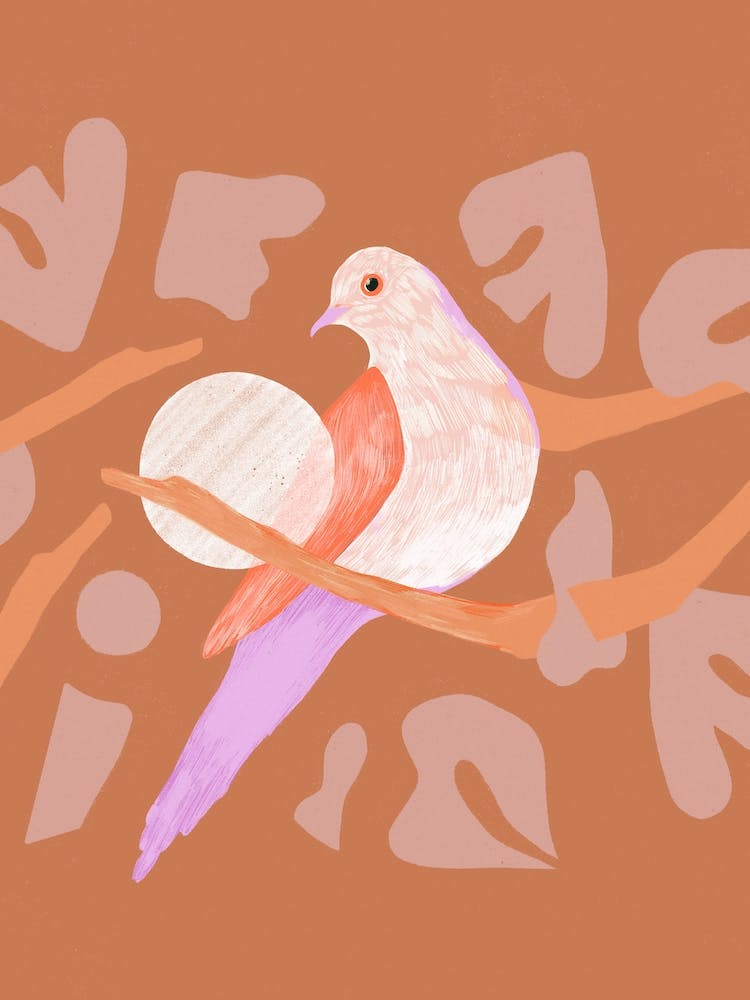 Birdy On The Perch