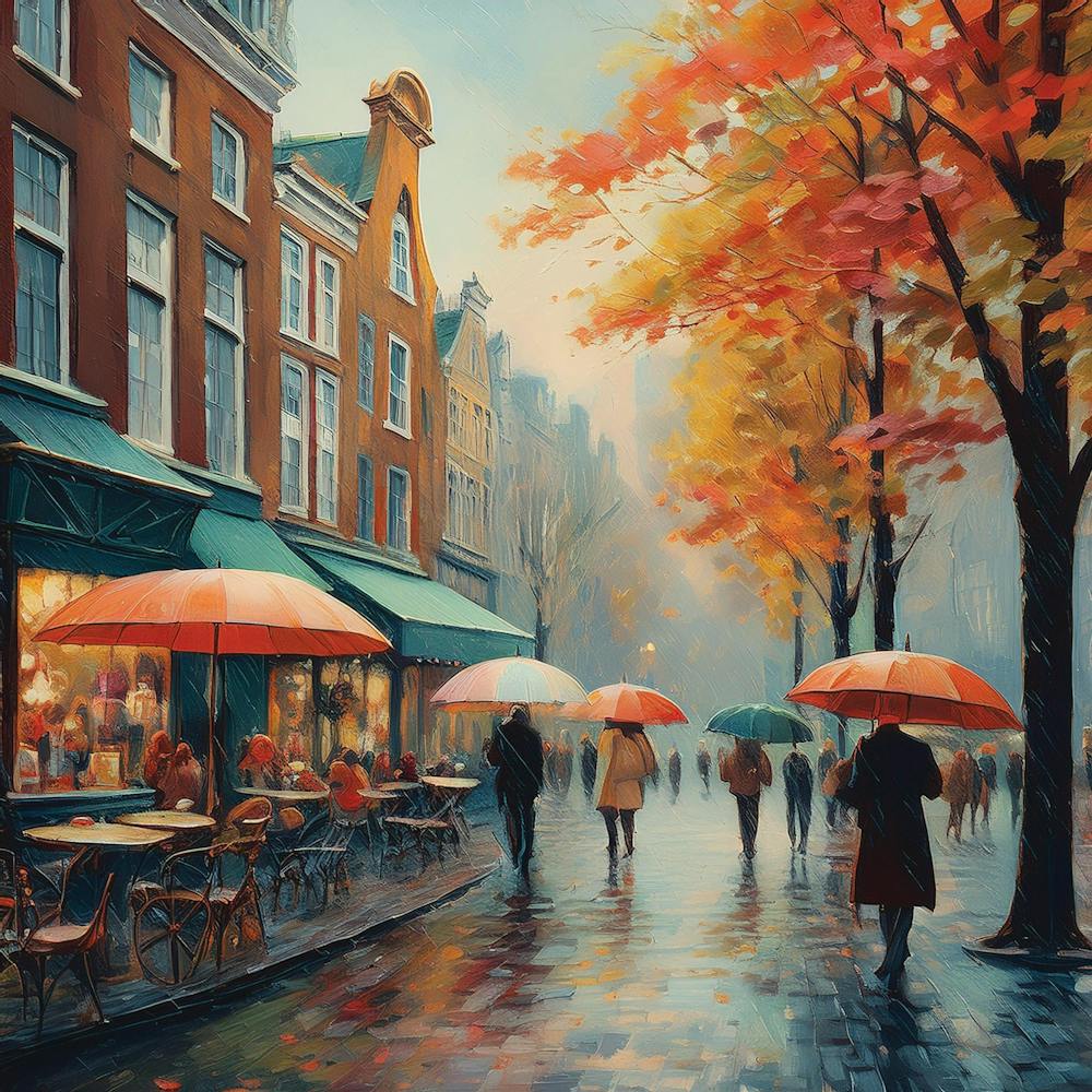 Rainy Day In Amsterdam 6
