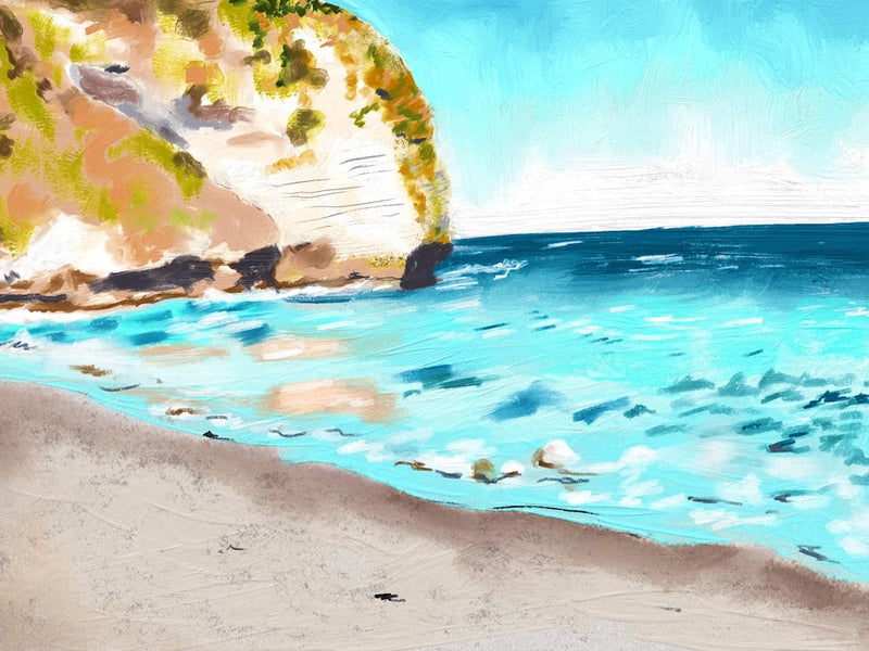 Beach Landscape on a sunny day