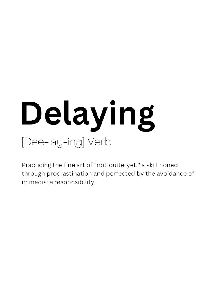Delaying Definition Meaning