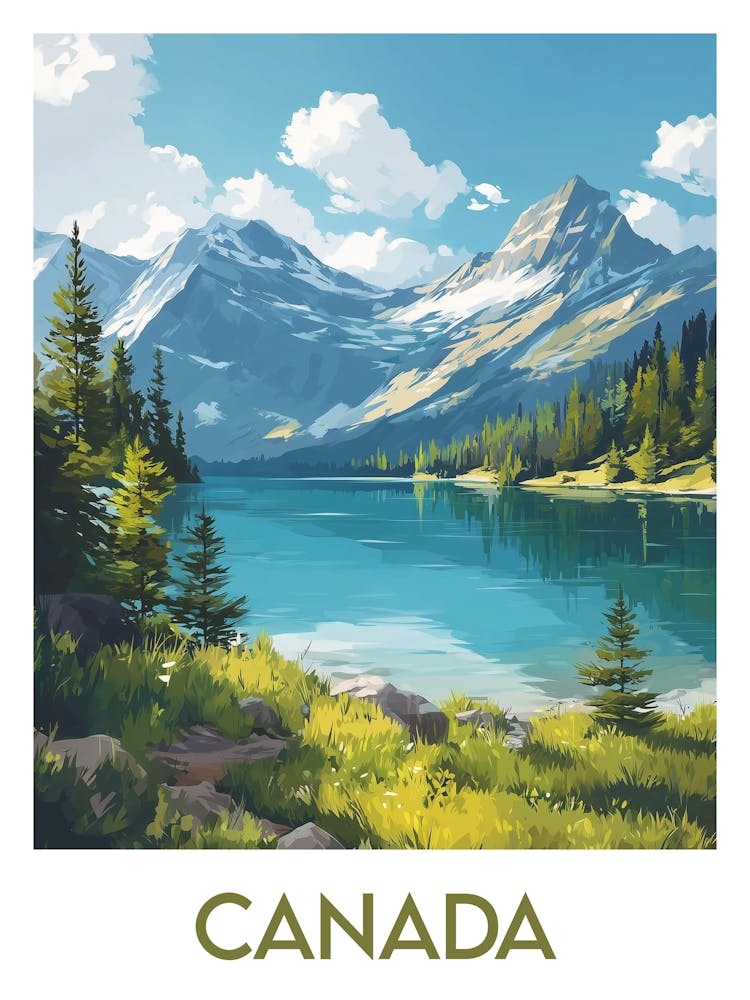 Affiche de voyage Canada