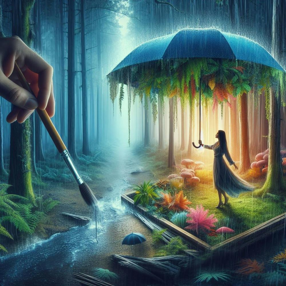Girl In The Forest