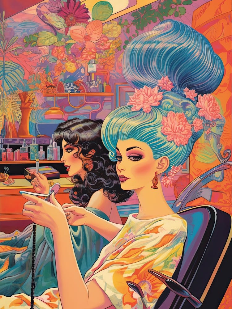 Vintage Hairdresser Kitsch 1