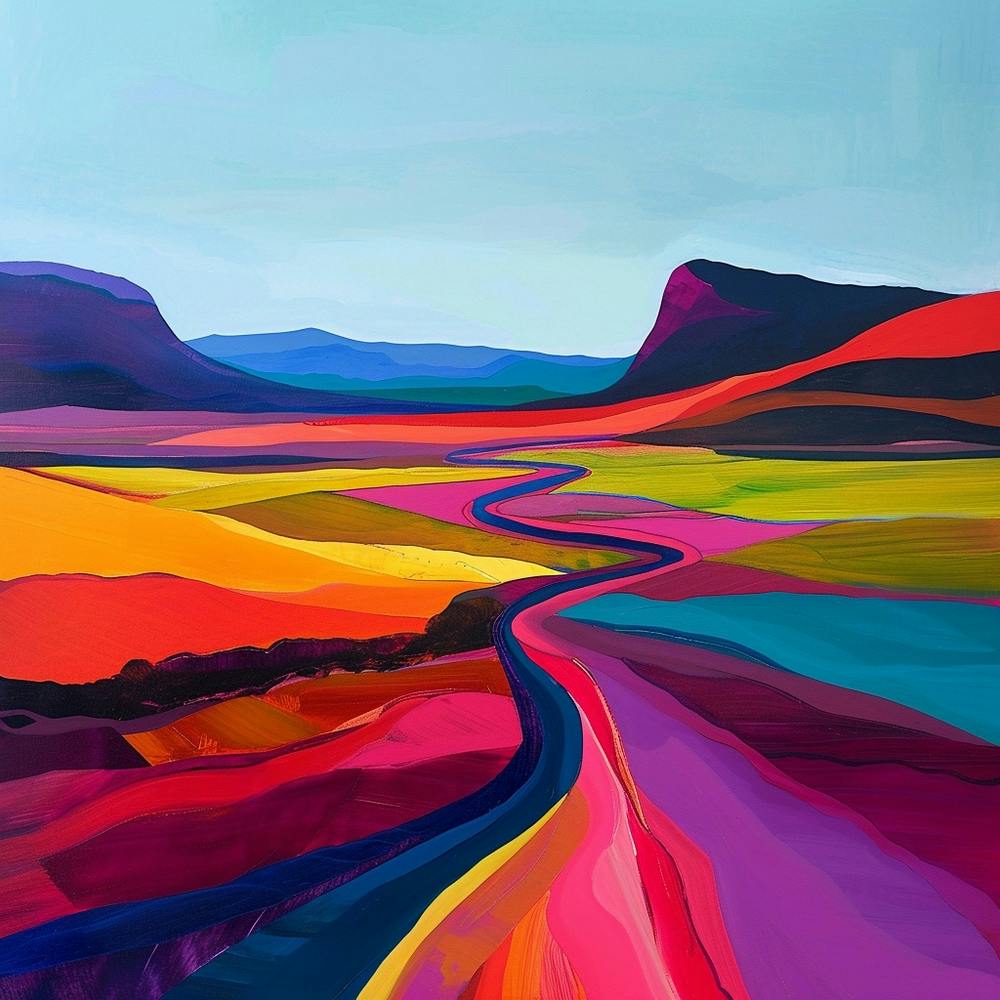 Abstract Travel Collection Lesotho 1