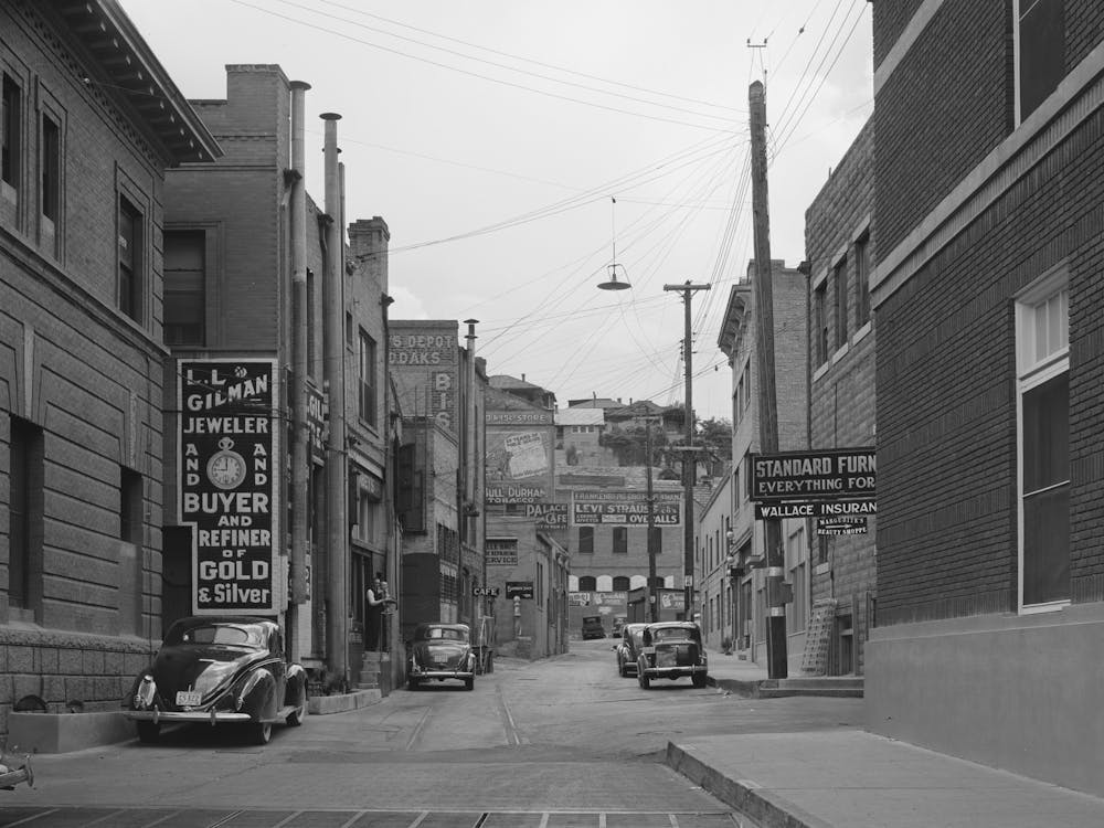 Side Street Of Bisbee, Arizona, Mining Center By Russell Lee