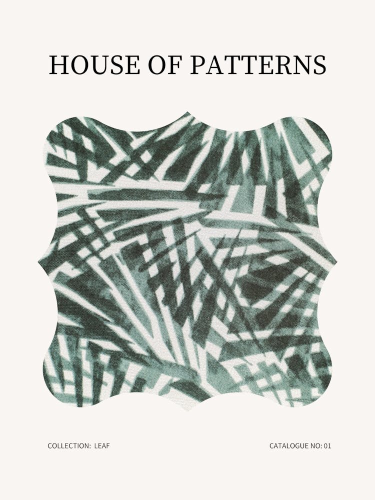 Leaf Pattern Poster 1