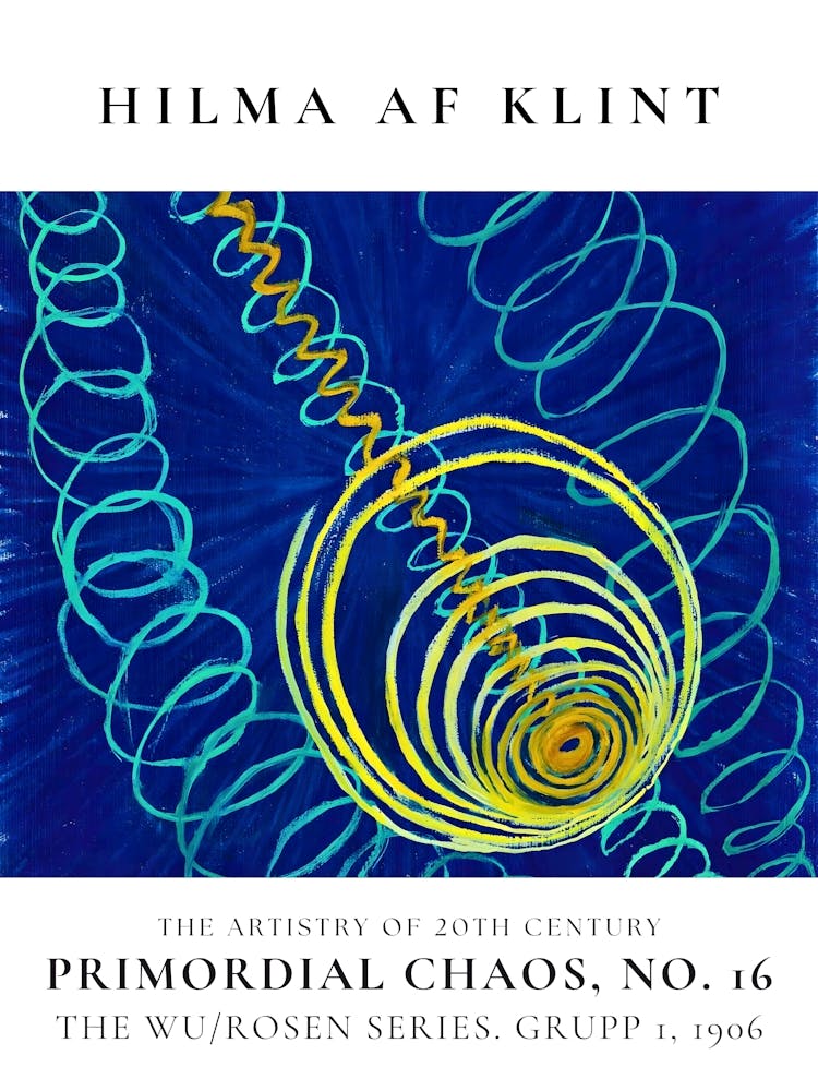 Hilma Af Klint Primal Chaos No 16
