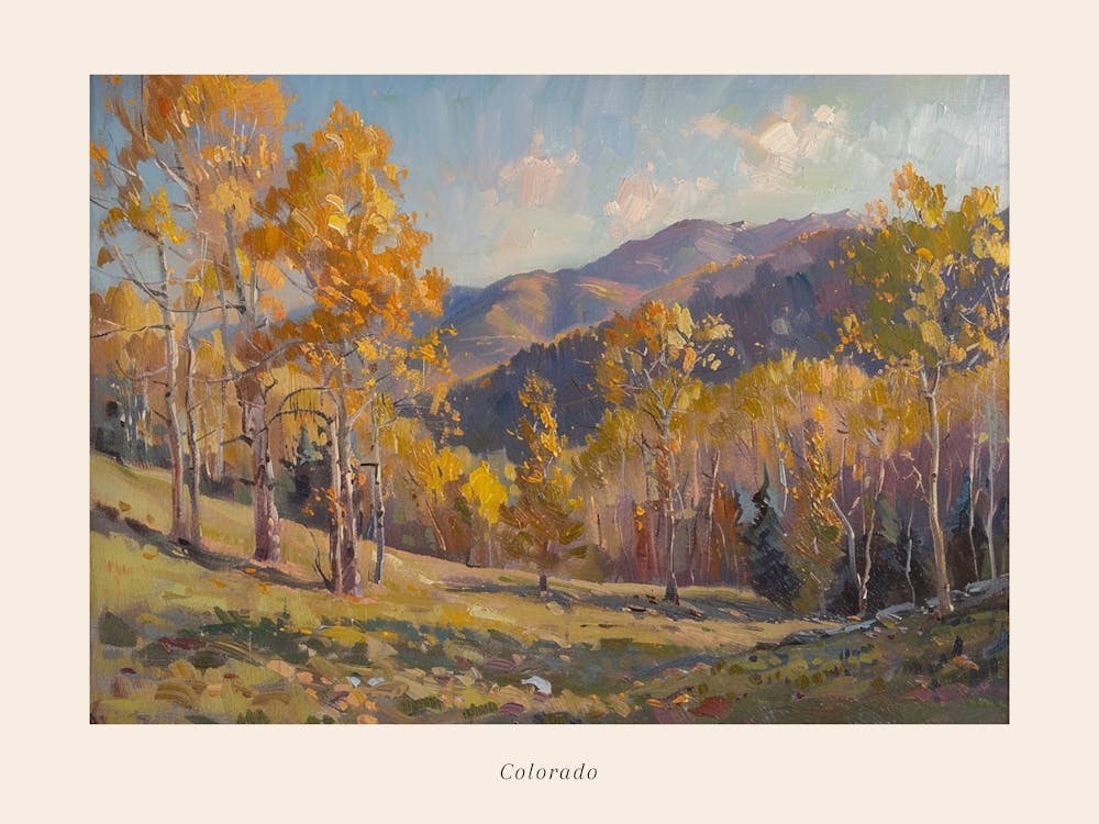 Western Landscapes Colorado 3 Poster