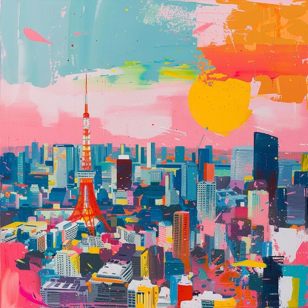 Abstract Travel Collection Tokyo Japan 9