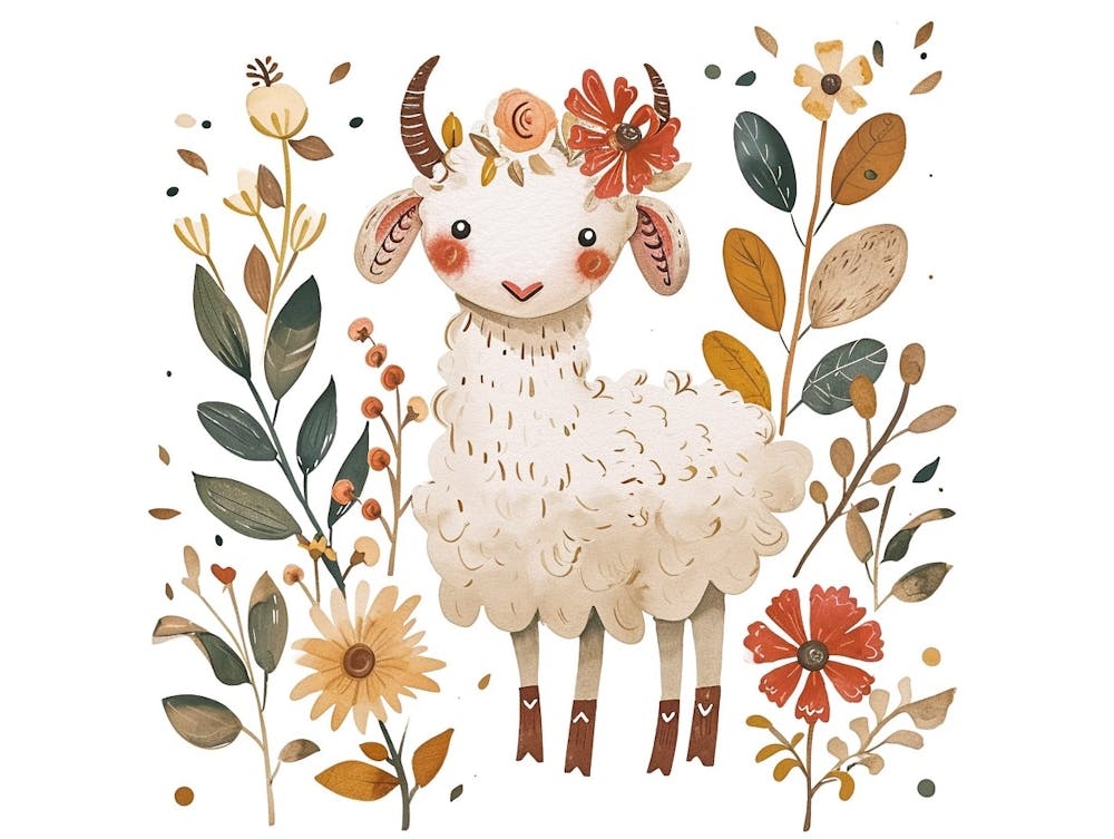 Little Floral Ram 3