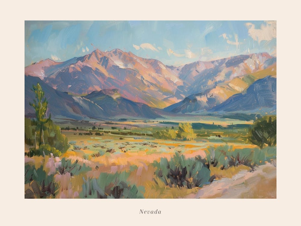 Western Landscapes Nevada 1 Poster