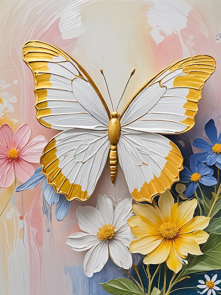 Golden Tip Winged Butterfly no1