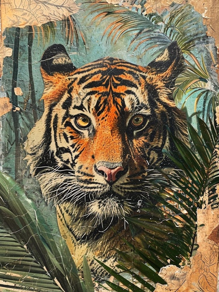 Kitsch Tiger Collage 1