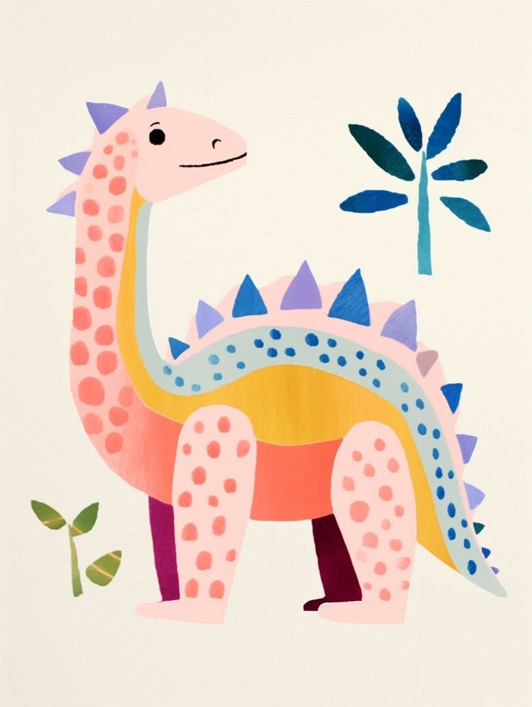 Nursery Dinosaur Art Ankylosaurus 7