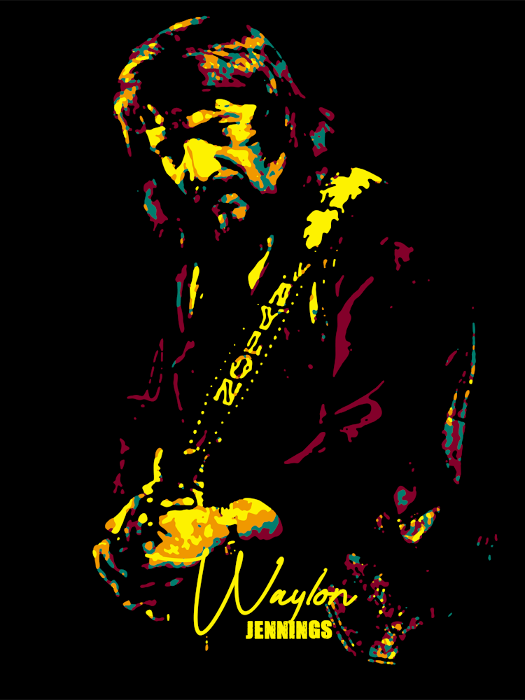 Waylon Jennings American Country Musician Legend