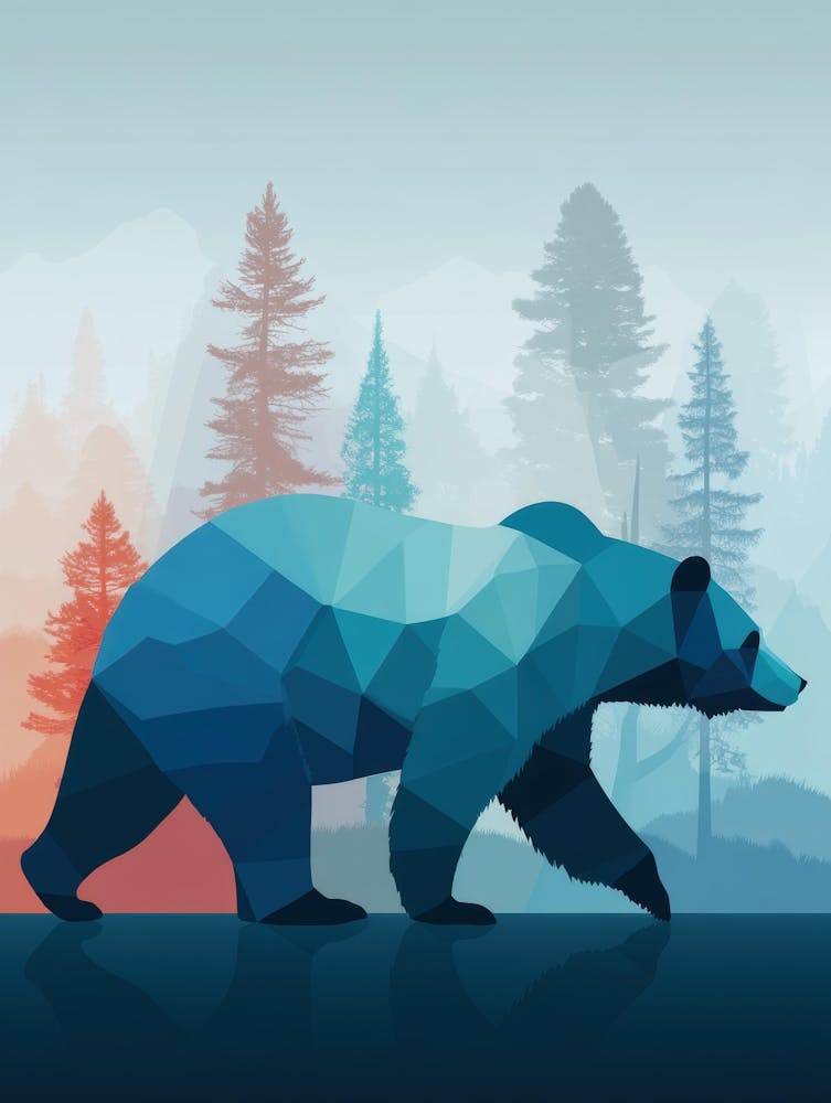 Bear In The Forest 8