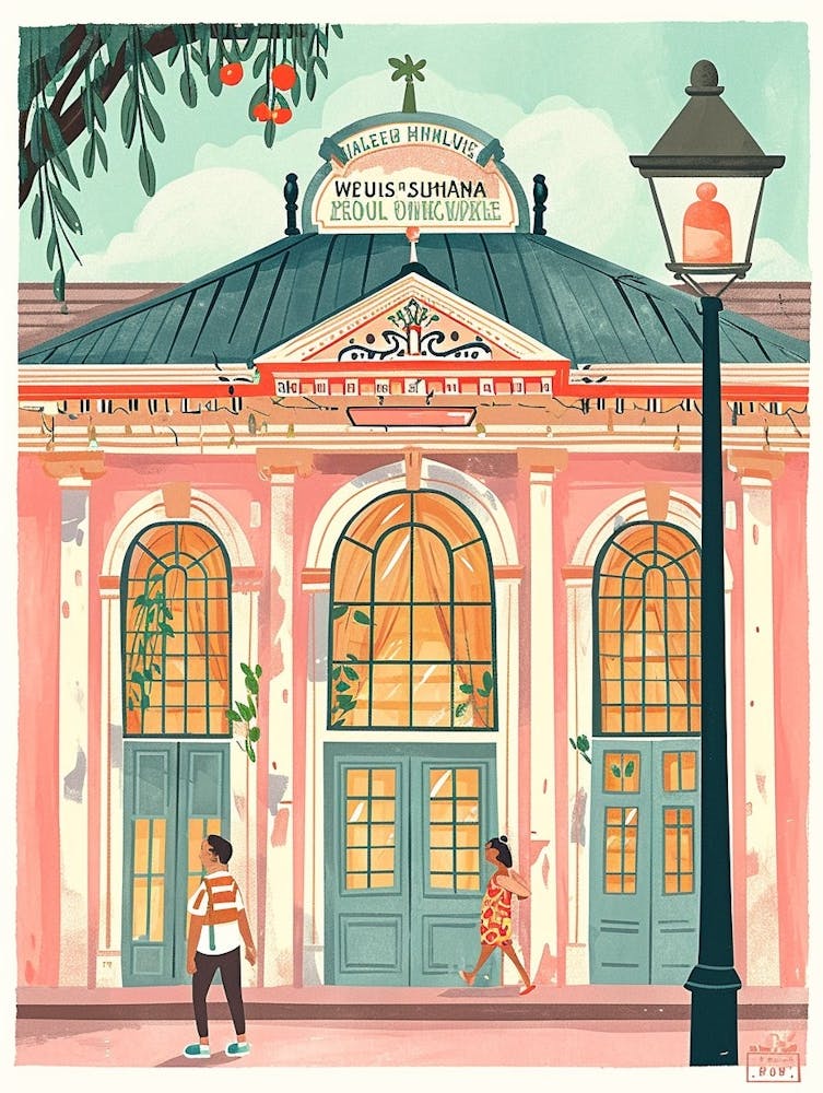 Preservation Hall Illustration de conte de fées 1