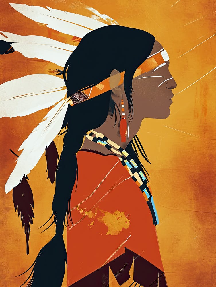 Shoshone Shadows; A Minimalist Vision ! Native American Art