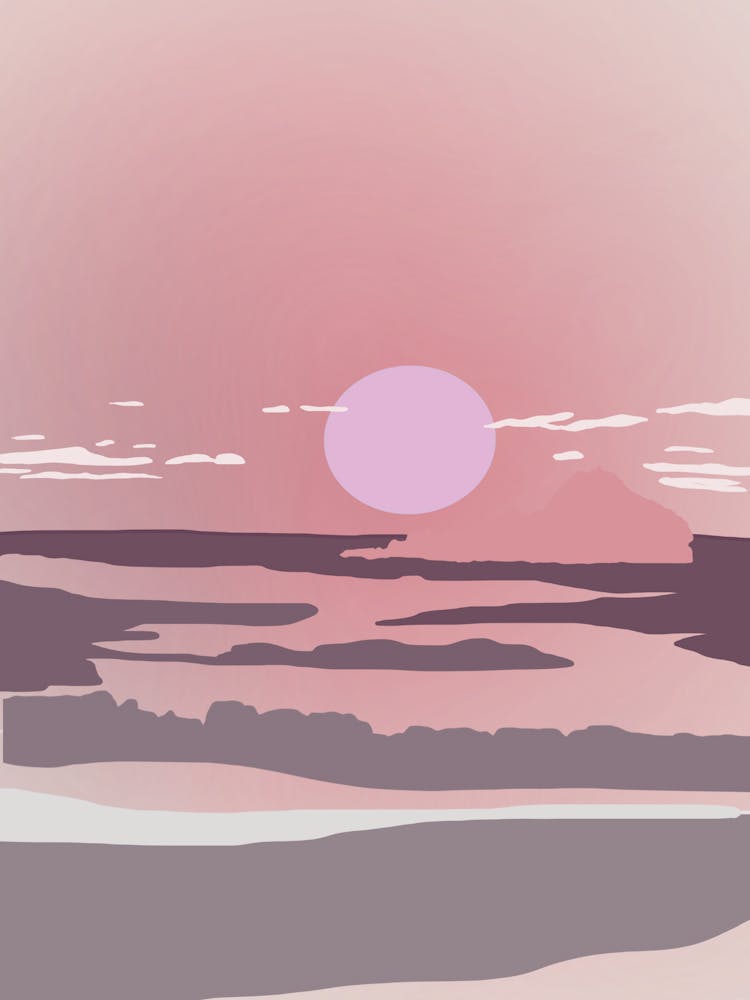 Sonnenuntergang am Strand
