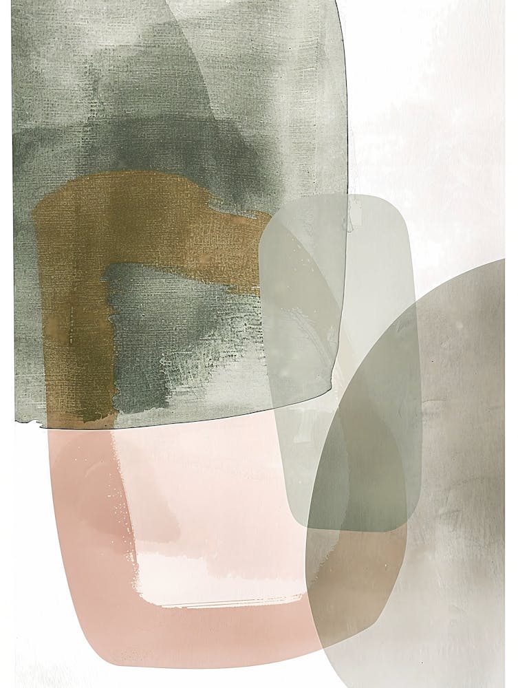 Pastel Abstract Shapes with Texture