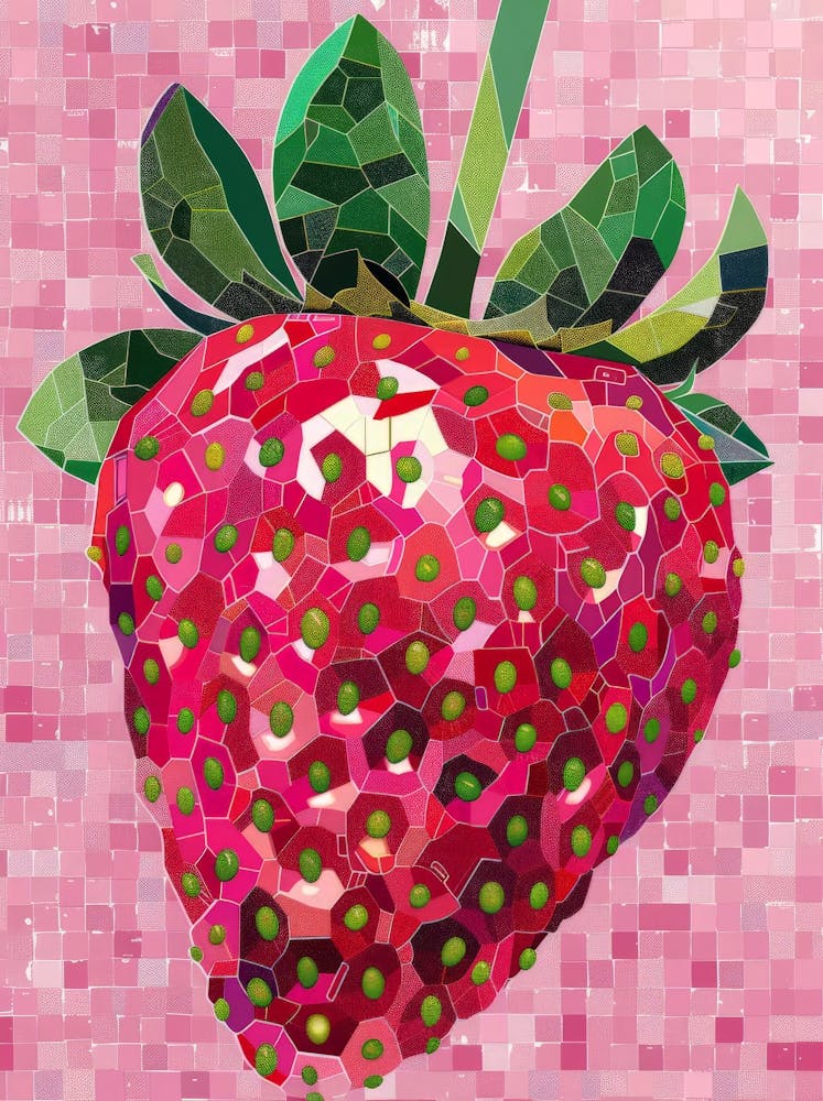 Strawberry Mosaic