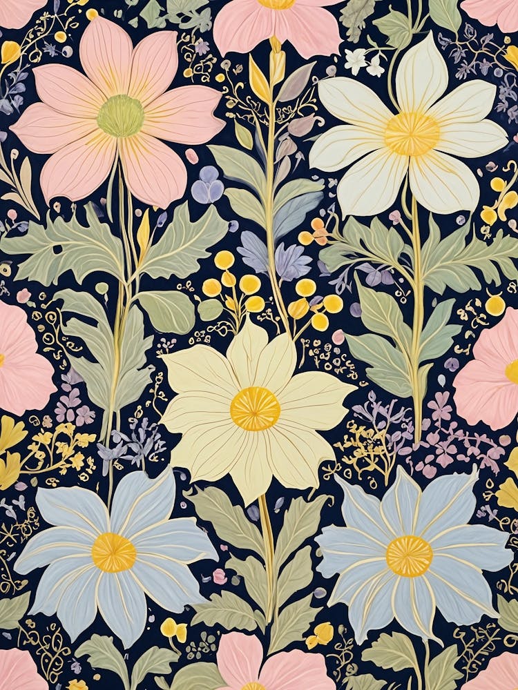 William Morris Inspired Pastel Spring