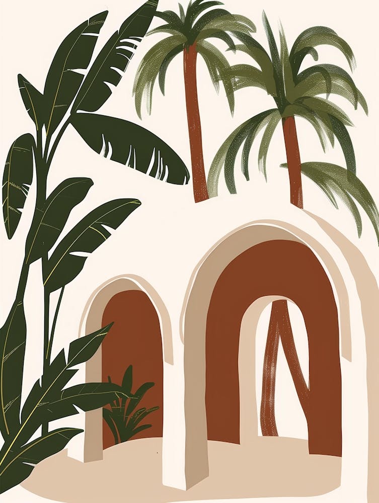 Palm Tree Archway