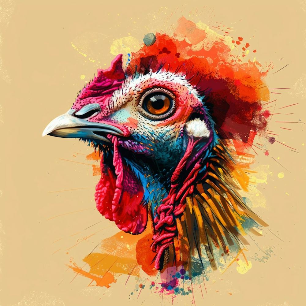 Rooster Painting