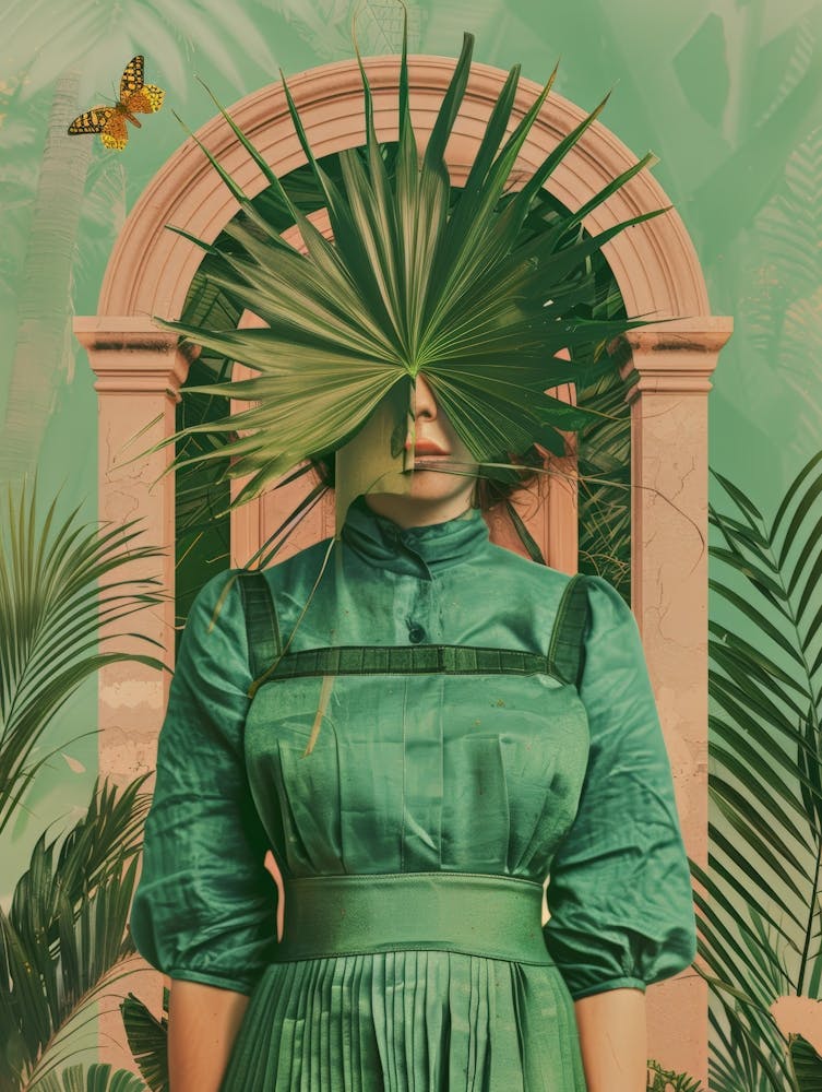 Woman In A Green Dress 1