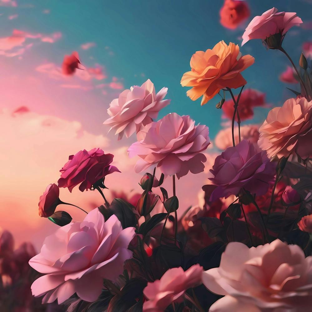 Roses In The Sky