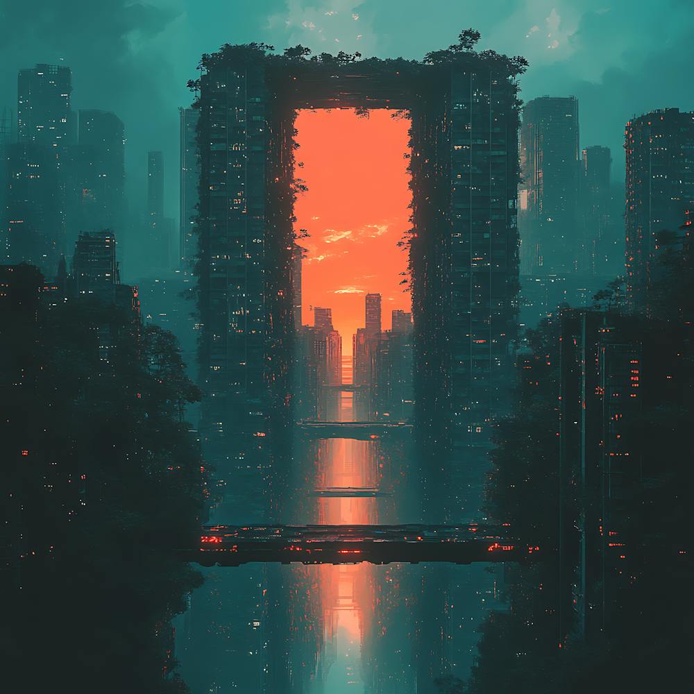 Alien Jungle Meets Future City 5