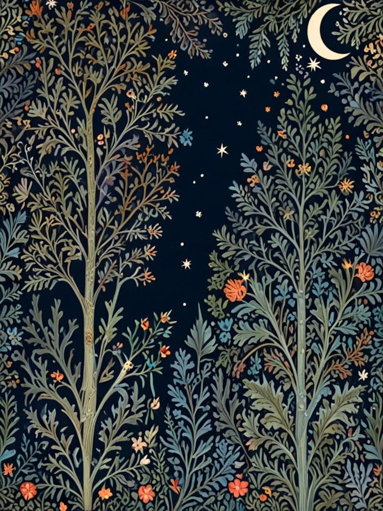 William Morris Forest At Night 38