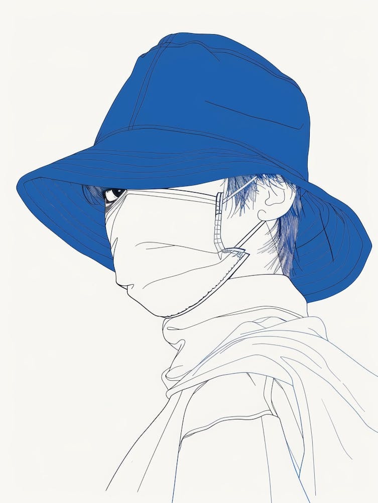 Blue Hat 8