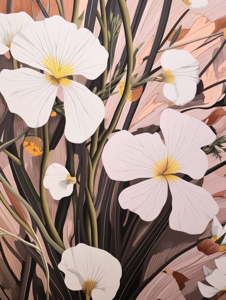 Flower Illustration Flax Flower Flower 1