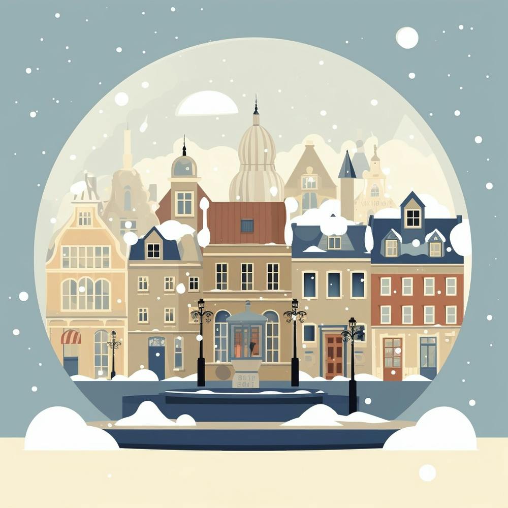 Bruges Belgium 1 Snowglobe