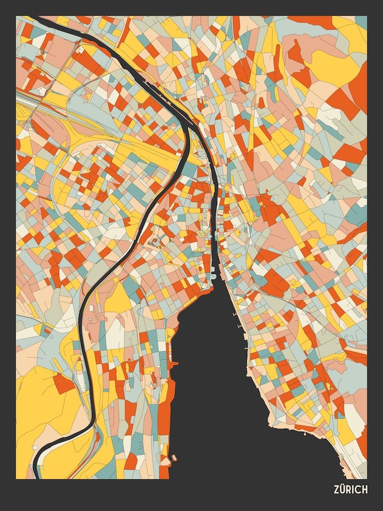 Zurich Switzerland Map