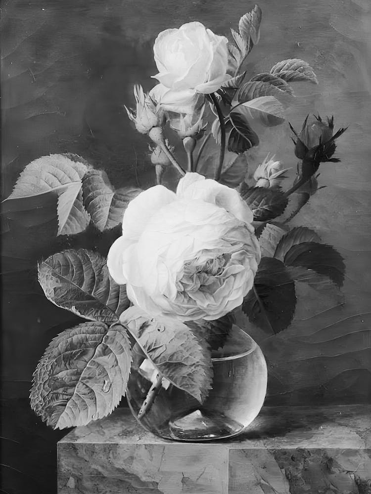 Roses In A Vase 7